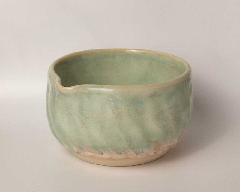 Textured Matcha Bowl