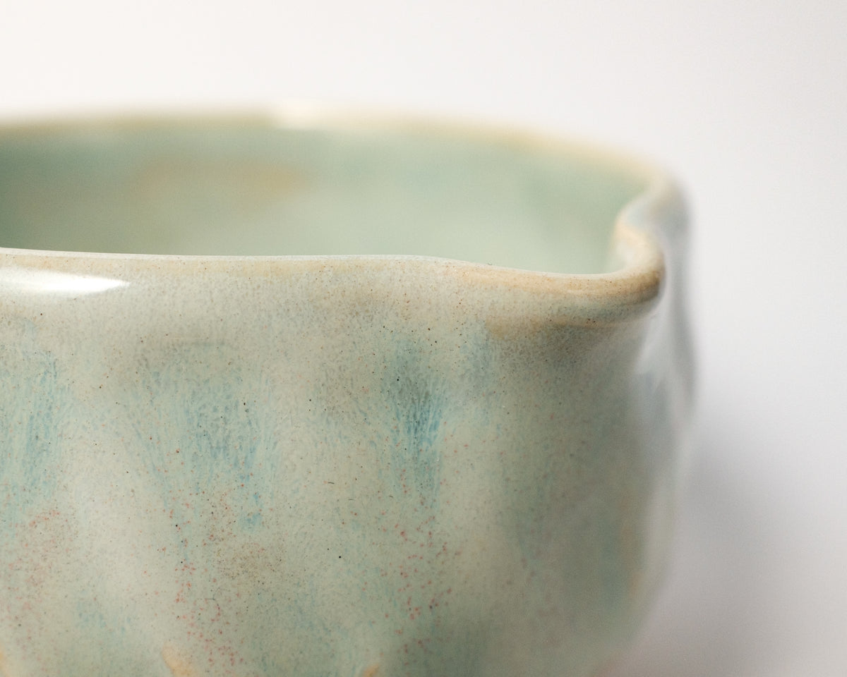 Textured Matcha Bowl