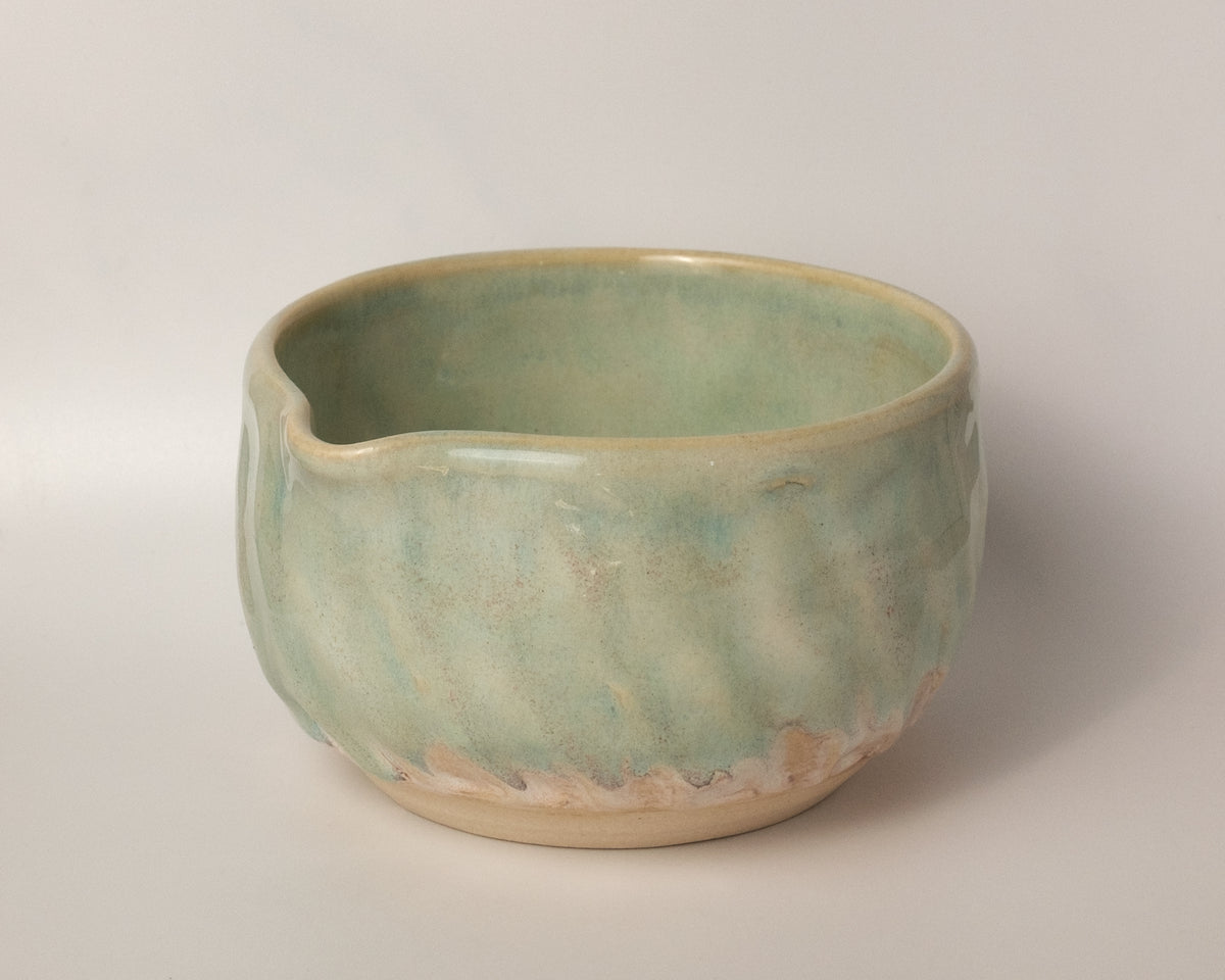 Textured Matcha Bowl